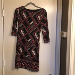 NWT Whbm xxs 3/4 sleeve jersey tunic dress